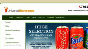 What Universalbeverages.net website looked like in 2018 (5 years ago)