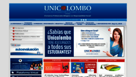 What Unicolombo.edu.co website looked like in 2018 (5 years ago)