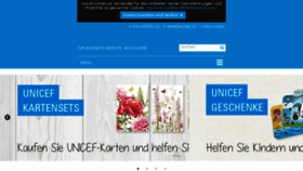 What Unicef-karten.at website looked like in 2018 (5 years ago)