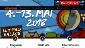 What Uferlos-festival.de website looked like in 2018 (5 years ago)