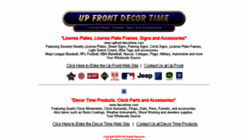 What Upfront-decortime.com website looked like in 2018 (5 years ago)