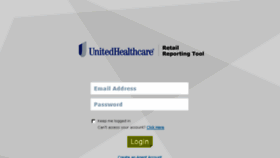 What Uhcreportingtool.com website looked like in 2018 (5 years ago)