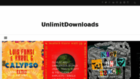 What Unlimitdownloads.com website looked like in 2018 (5 years ago)