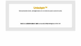 What Unlockpin.com website looked like in 2018 (5 years ago)