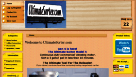 What Ultimatesorter.com website looked like in 2018 (5 years ago)