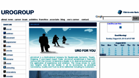 What Urogroup.com website looked like in 2018 (5 years ago)