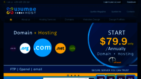What Ujumbehost.com website looked like in 2018 (5 years ago)