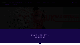 What Uk-racketball.com website looked like in 2018 (5 years ago)