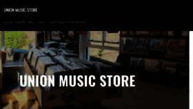 What Unionmusicstore.com website looked like in 2018 (5 years ago)