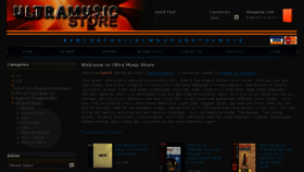 What Ultramusicstore.com website looked like in 2018 (5 years ago)