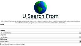 What Usearchfrom.com website looked like in 2018 (5 years ago)