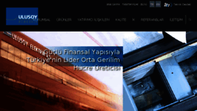 What Ulusoyelektrik.com.tr website looked like in 2018 (5 years ago)