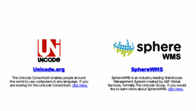 What Unicode.com website looked like in 2018 (5 years ago)