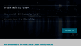 What Urbanmobilityforum.splashthat.com website looked like in 2018 (5 years ago)