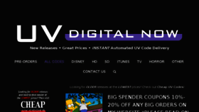 What Uvdigitalnow.com website looked like in 2018 (5 years ago)