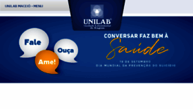 What Unilabmaceio.com.br website looked like in 2018 (5 years ago)