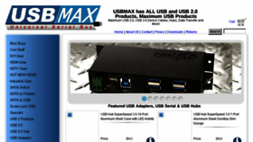 What Usbmax.com website looked like in 2018 (5 years ago)