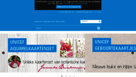 What Unicefkaarten.nl website looked like in 2018 (5 years ago)