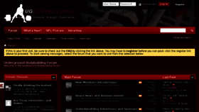What Ugbodybuilding.com website looked like in 2018 (5 years ago)