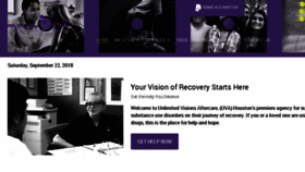 What Unlimitedvisions.org website looked like in 2018 (5 years ago)