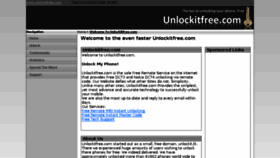 What Unlockitfree.com website looked like in 2018 (5 years ago)