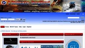 What Ultimateangling.co.za website looked like in 2018 (5 years ago)