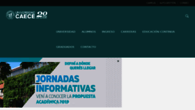 What Ucaecemdp.edu.ar website looked like in 2018 (8 years ago)