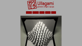 What Ullagami.com website looked like in 2018 (5 years ago)