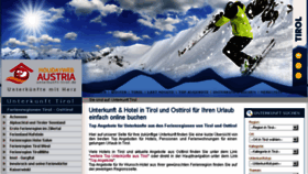 What Unterkunft-tirol.de website looked like in 2018 (6 years ago)