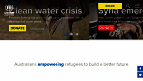 What Unrefugees.org.au website looked like in 2018 (5 years ago)