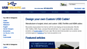 What Usbfirewire.com website looked like in 2018 (5 years ago)