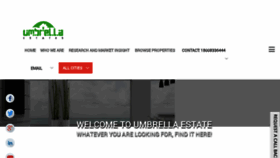 What Umbrellaestates.in website looked like in 2018 (5 years ago)