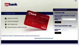 What Usbankrewardscard.com website looked like in 2018 (5 years ago)