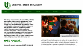 What Unie-otcu.cz website looked like in 2018 (5 years ago)