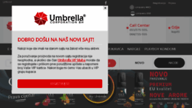 What Umbrellashop.ba website looked like in 2018 (5 years ago)