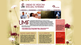 What Umif.mx website looked like in 2018 (5 years ago)
