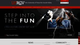 What Utrgv.edu website looked like in 2018 (5 years ago)