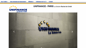 What Unifinance.net website looked like in 2018 (5 years ago)
