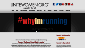What Unitewomen.org website looked like in 2018 (5 years ago)