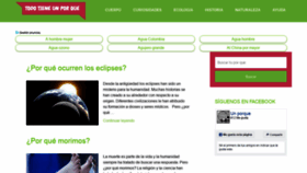 What Unporque.com website looked like in 2018 (5 years ago)