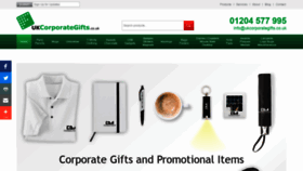 What Ukcorporategifts.co.uk website looked like in 2018 (5 years ago)