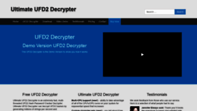 What Ufd2decrypter.com website looked like in 2018 (5 years ago)