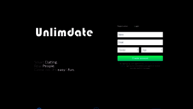 What Unlimdate.com website looked like in 2018 (5 years ago)