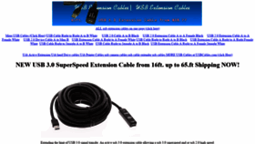 What Usb-cable.com website looked like in 2018 (5 years ago)