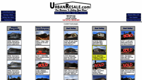 What Urbanresale.com website looked like in 2018 (5 years ago)
