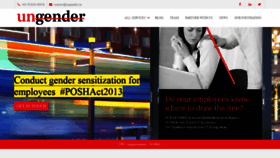 What Ungender.in website looked like in 2018 (5 years ago)
