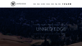 What Unitededge.net website looked like in 2018 (5 years ago)