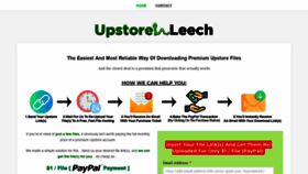 What Upstore-leech.net website looked like in 2018 (5 years ago)