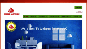 What Uniqupaints.com website looked like in 2018 (5 years ago)