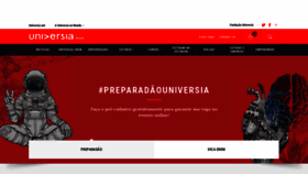 What Universia.com.br website looked like in 2018 (5 years ago)